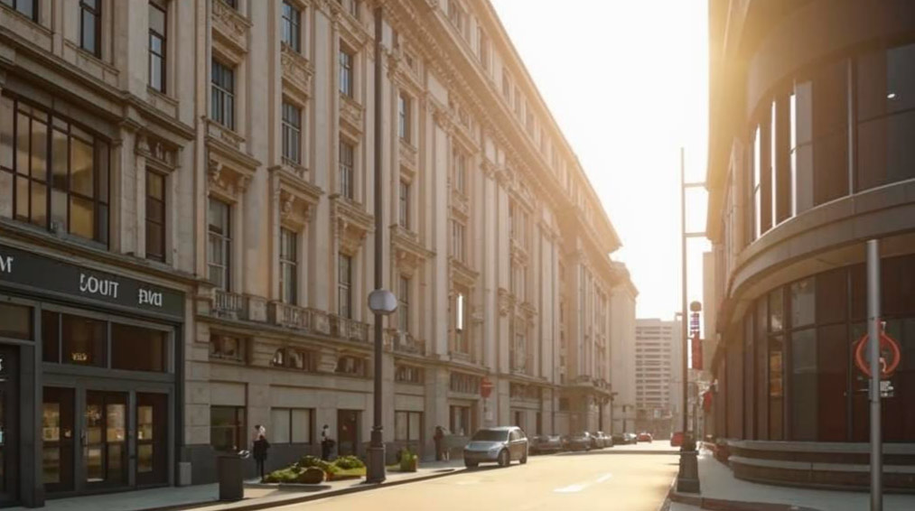 городские здания