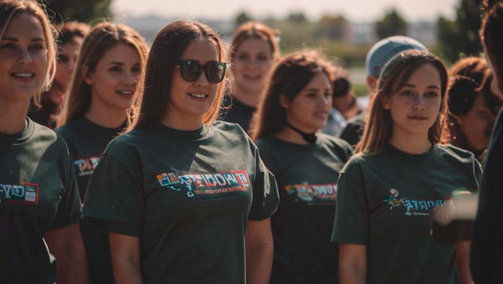 группа волонтеров